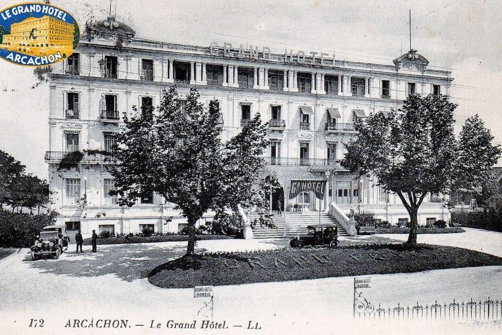 Grand Hotel - Magnifique Appartement Bord De Plage Centrale Arcachon Exteriör bild